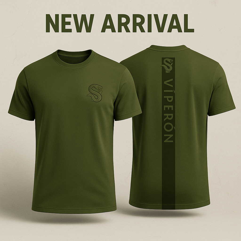VÍPERÓN Clásico 2-Piece Set – T-Shirt & Shorts - Military Green